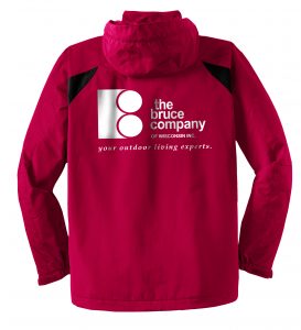 bruce company logoed corporate jacket