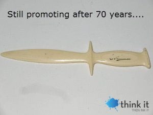 ovaltine letter opener