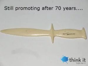 ovaltine letter opener